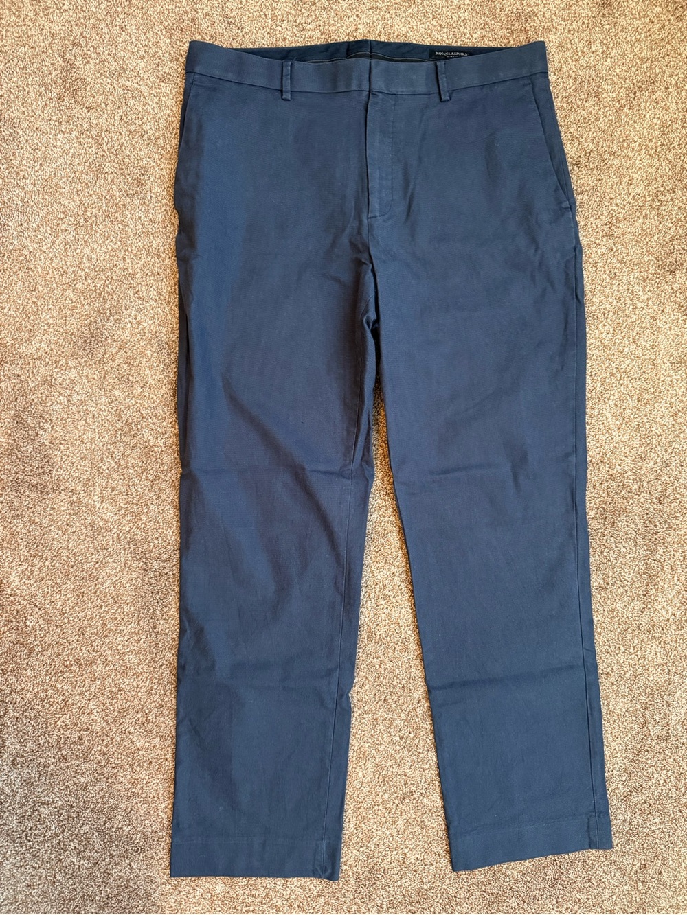 Banana Republic Men's Classic Navy Chino Pants